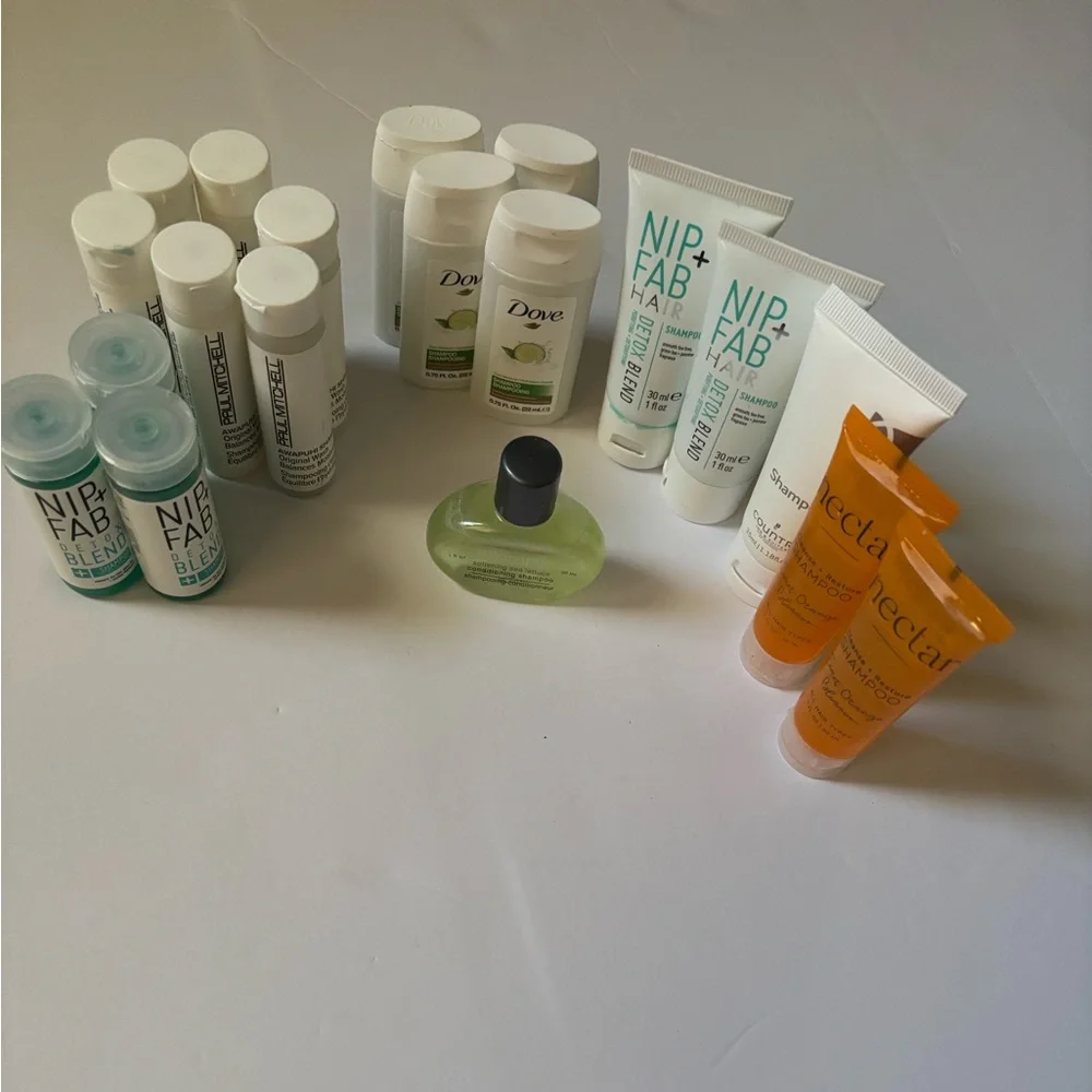Bundle of Travel Sized PRODUCTS |NIP + FAB DOVE Paul Mitchell Nectar Spa Therapy